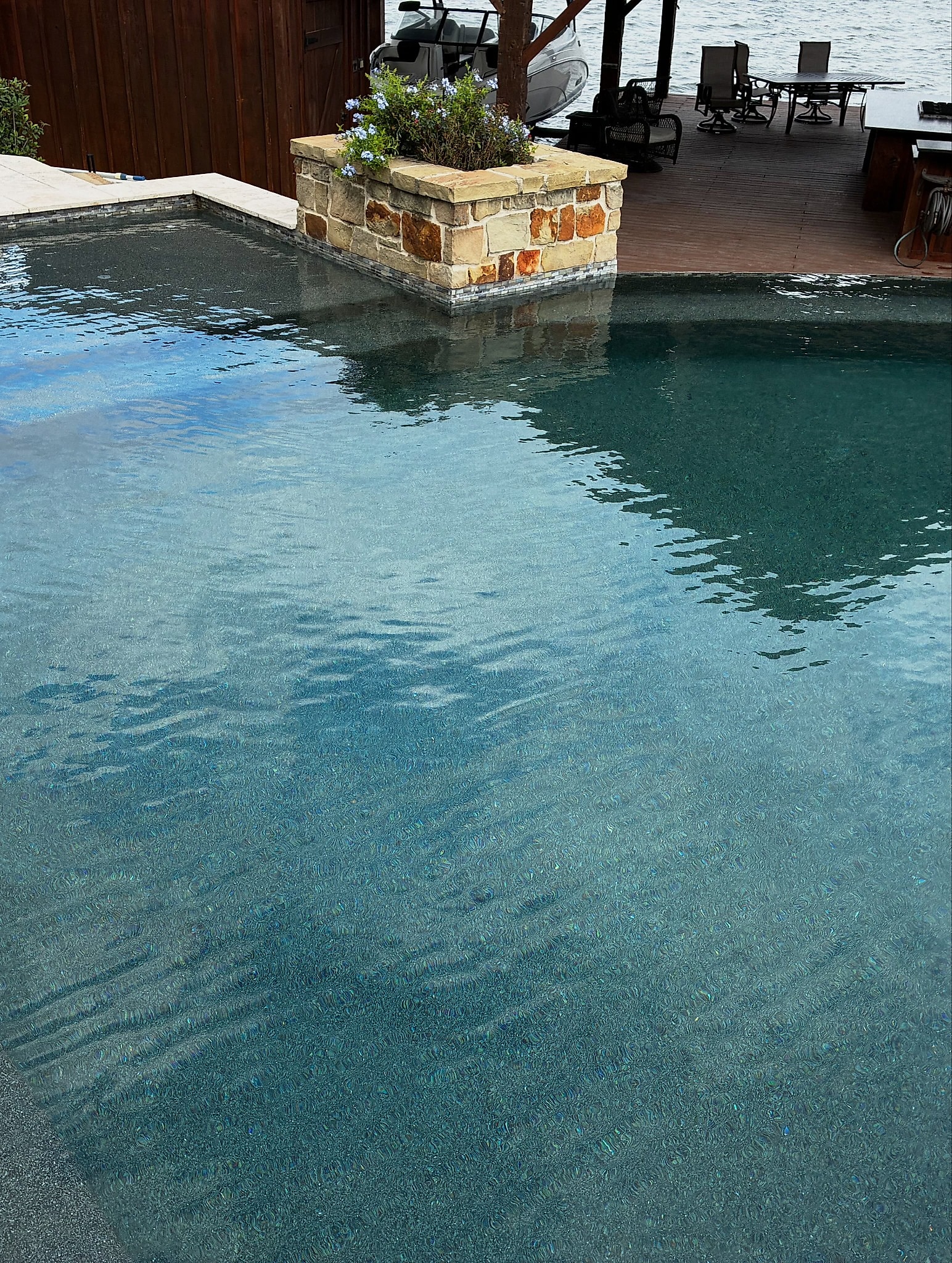 Clear water after ARC service